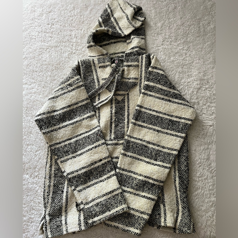 Classic Mexican Baja Hoodie Sweater Pullover